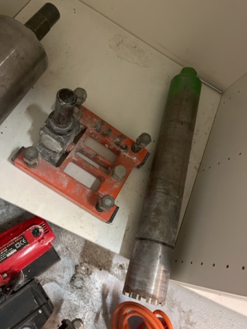 963601-10 Core drill with accessories, Weka &amp; Husqvarna