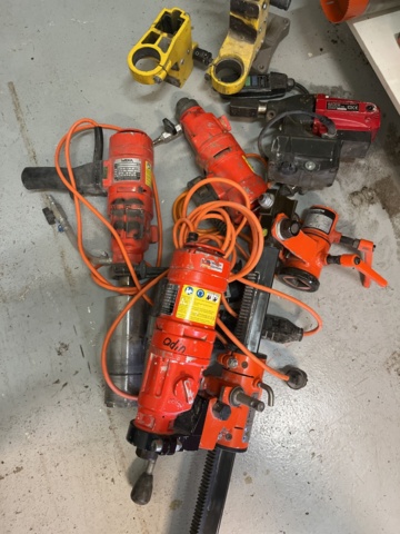 963601-13 Core drill with accessories, Weka &amp; Husqvarna