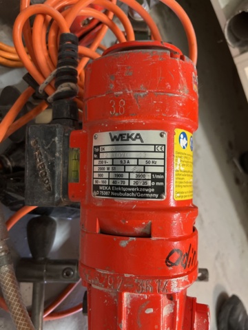 963601-14 Core drill with accessories, Weka &amp; Husqvarna