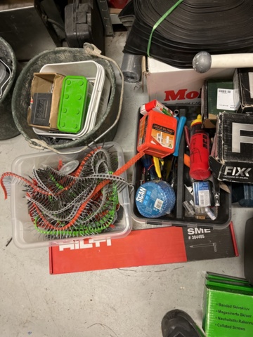 963607-26 Large collection of construction related items