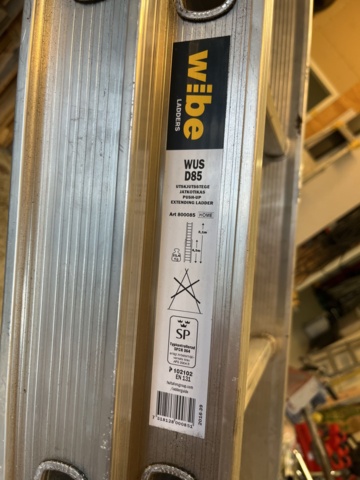 963618-4 Extension ladder, Wibe WUS D85