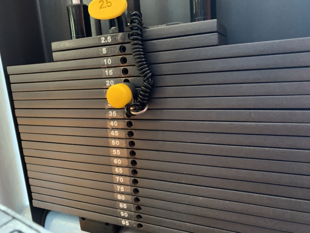 993055-7 Gym machine TechnoGym Leg Extension