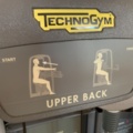 993058-3 Gym machine TechnoGym Upper Back