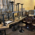 898115-12 Restaurant furniture, chairs and tables. ATTENTION! SEE INFO AND PICTURES