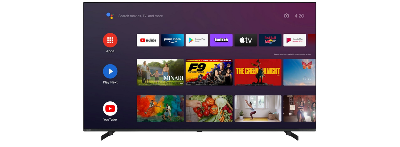 1054225-2 70" 4K UHD QLED Android™ Smart-TV Toshiba 70QA5D63DG