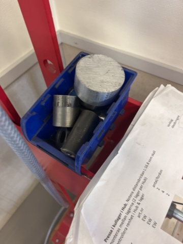 1022327-5 Hydraulic press Wurth, 25 tons