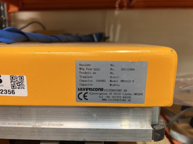 1022356-2 Lift table, 1000kg