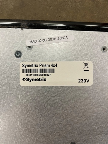 1048016-5 Various audio equipment, Dante