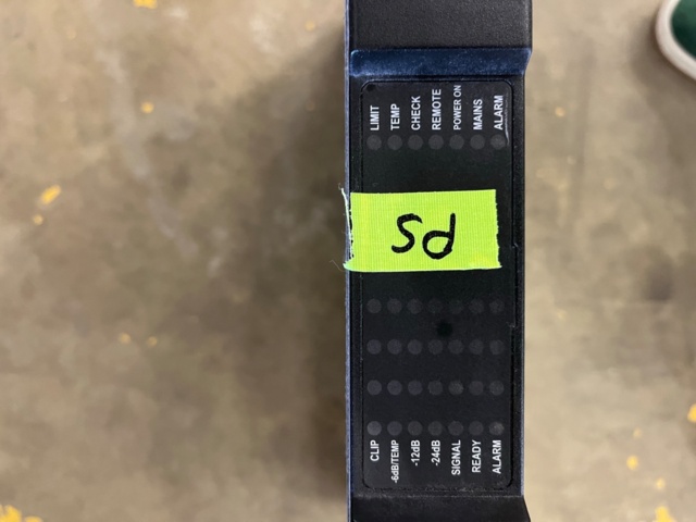 1048018-3 Output stage Powersoft Quattrocanali 2404 amp