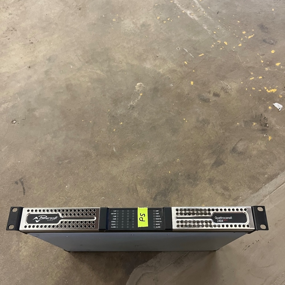 Output stage Powersoft Quattrocanali 2404 amp