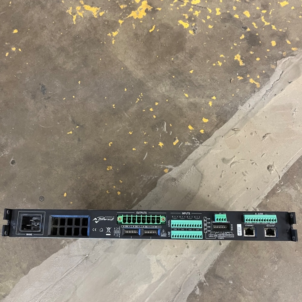 Output stage Powersoft Quattrocanali 2404 amp