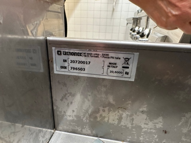 991778-4 Stopping Tecnoinox draw box