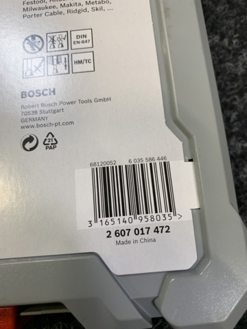 1057531-2 Frässtålset Bosch HM 15 delar