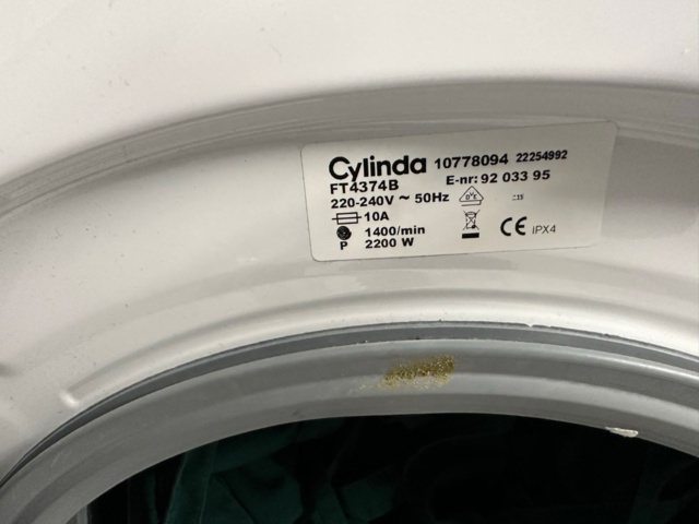 991805-3 Washing machine Cylinda FT4374B