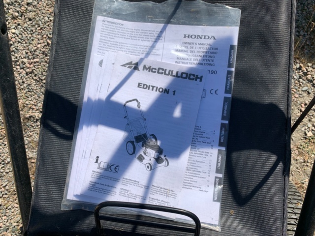 1035579-8 Lawn Mower McCulloch Honda