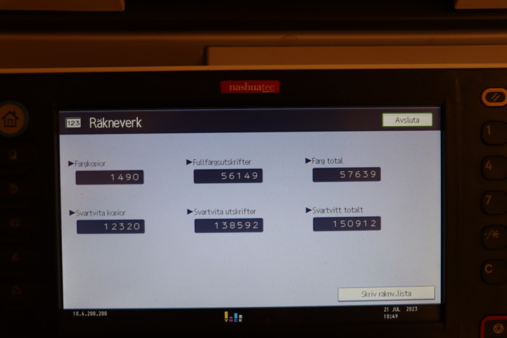1057653-7 Printer Nashuatec MP C3003