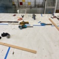 1050208-4 Workbench, spirit level and tool board