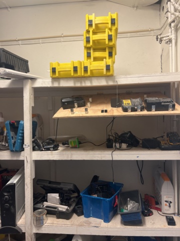 1050229-2 Empty tool boxes and accessories.