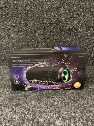 1058482-3 Bluetooth speaker Andersson BHS 3.3 - Black