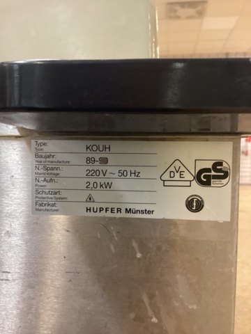 1058725-3 Heating, Hupfer Münster - Kouh