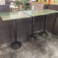898168-2 11 sturdy tables with green marble tops. ATTENTION! See info for size