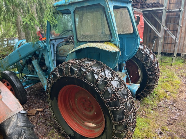 897395-7 Fordson Super power major with leech loader