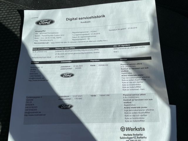 1059846-54 Ford Transit Custom 270 2.2 TDCi - 2016