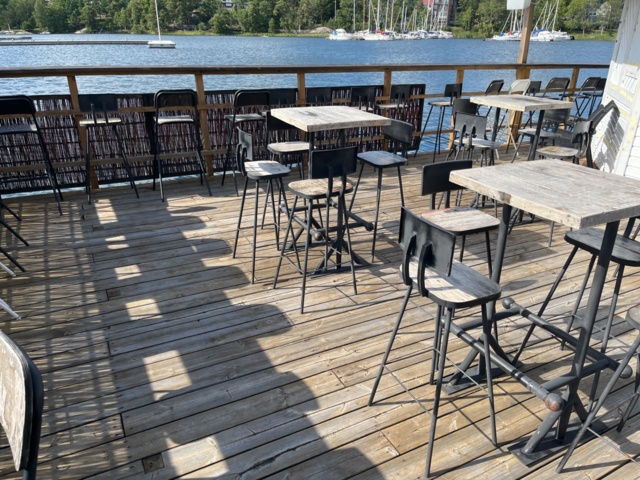 1038855-3 Restaurang inventarier / Utemöbler från bar