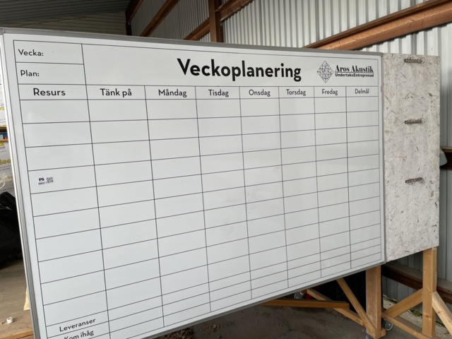 996511-2 Weekly planning board