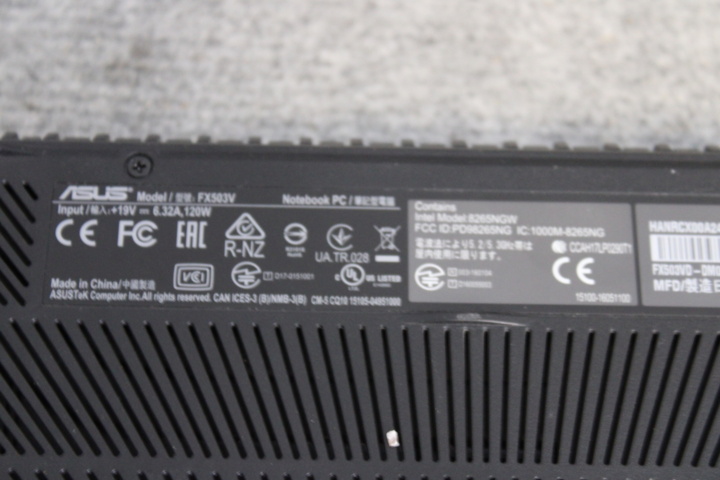 1038918-10 Asus Laptop Gaming computer