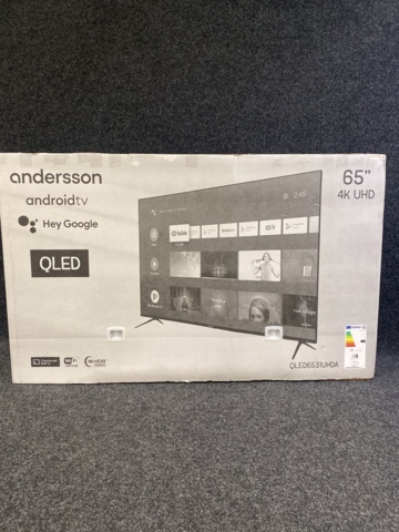 1058368-3 65" Smart 4K QLED-TV Andersson QLED6531UHDA
