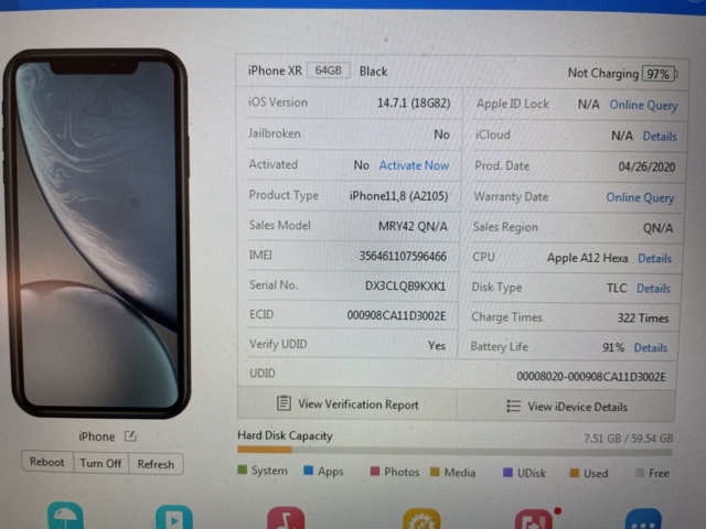 1060035-11 iPhone XR 64GB