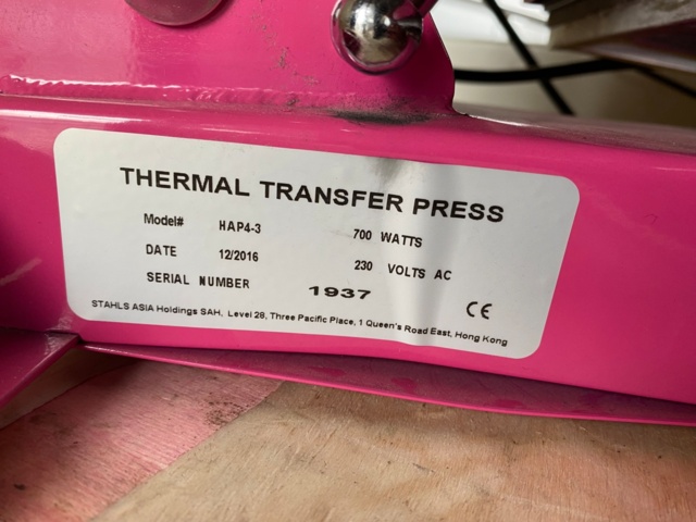 1062950-5 Heat press HappyPress 3