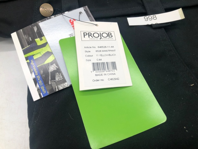 1062899-7 1 pc Jobman work trousers + 1 pc Helly Hansen work trousers etc. C44 - Shipping included (998)