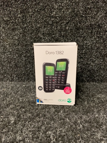 1062515-3 User-friendly and simple push-button telephone Doro 1382 Black