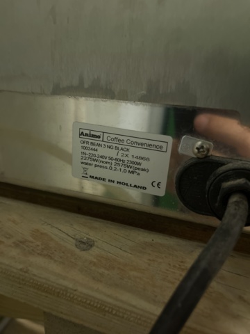 1013207-5 Coffee machine Optifresh Animo OFR Bean