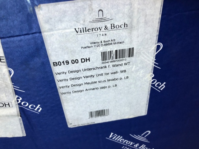 1063417-5 Villeroy & Boch commode white/basin base cabinet