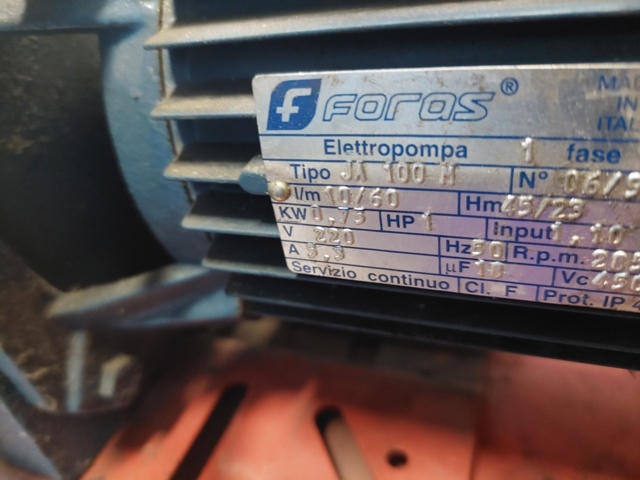 883051-7 Hydrophore pump system Foras JA100