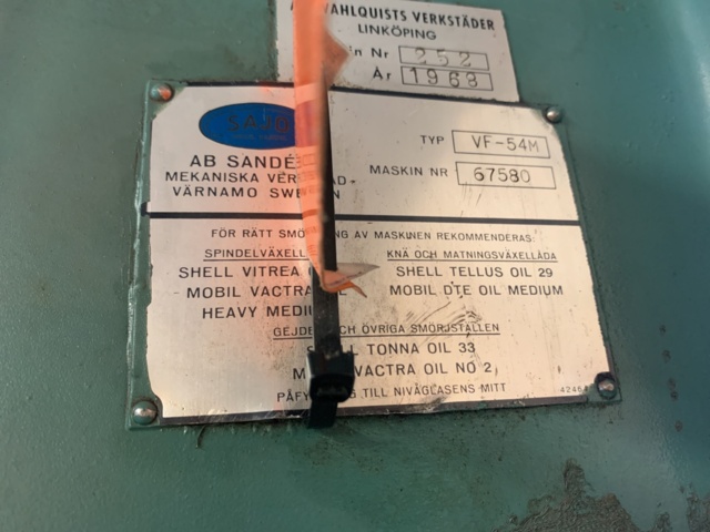 1036619-12 Milling machine Sajo