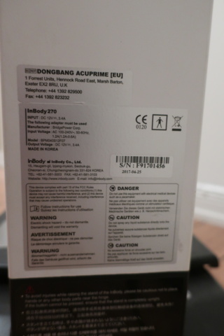 1029484-10 Body measuring machine, InBody 270