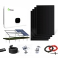1063754-1 Solar cell package for ground mounting, Growatt 30 kW ON-grid, 74 pcs full black panel