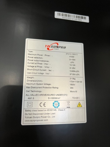 1063757-6 Solar cell package for ground mounting, Growatt 100 kW ON-grid, 244 pcs full black panel