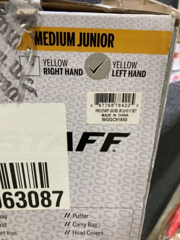 1063087-6 Golf set Wilson ProStaff JGI Junior set 8-11 LH *Updated info "