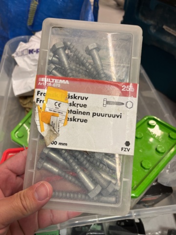 1039454-19 Diverse nya borrar, sågblad, bits, skruv, bultar mm