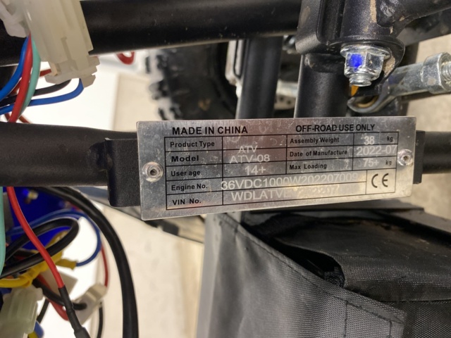 1024604-4 Electric quad bike / ATV for children