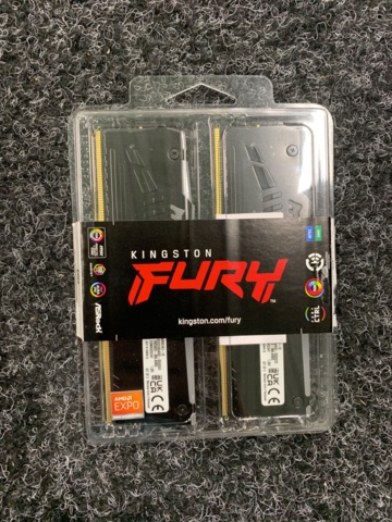 1063575-3 Ram memory Kingston Fury Beast DDR5 RGB 32GB 6000MHz DIMM (2x16GB) (KF560C36BBEAK2-32)