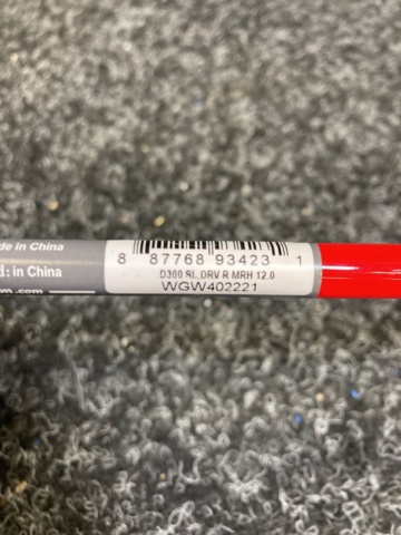 1063101-2 Golf club Wilson Staff D300 SL DRV R MRH 12.0