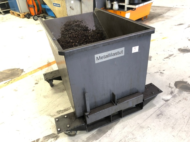 1064438-5 Kippikontti pyörillä - Ei pohjahintaa