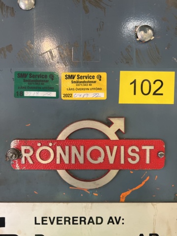 897426-2 RÖNNQVIST PEV-100 Eccentric press