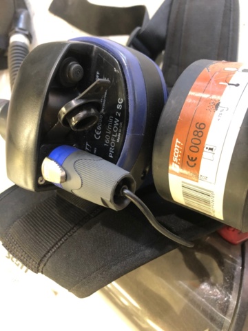 1064590-3 Scott Safety Proflow 2 SC puhallinsuojain